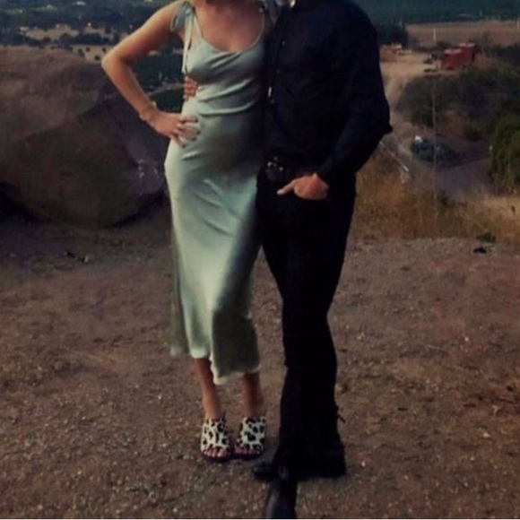 Stone Cold Fox Custom Silk Stormi Slip Dress 1 - Picture 6 of 8